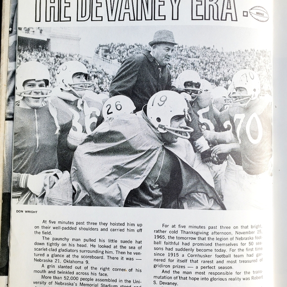 Go Big Red The Story Of Cornhusker Football 1966 Hollis J Limprecht James  Denne - Picture 11 of 16